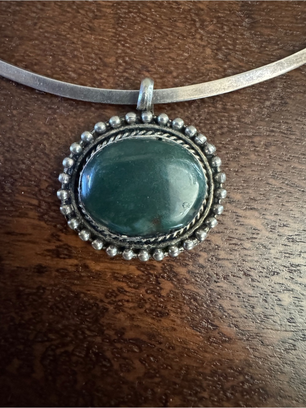 Artisan-made Silver-tone Pendant